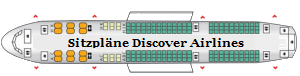 Sitzplanes Discover Airlines