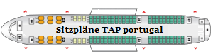 Sitzpläne TAP Portugal