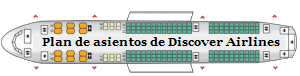 Planos de asientos Eurowings Discover