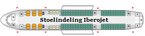 Stoelindeling Iberojet